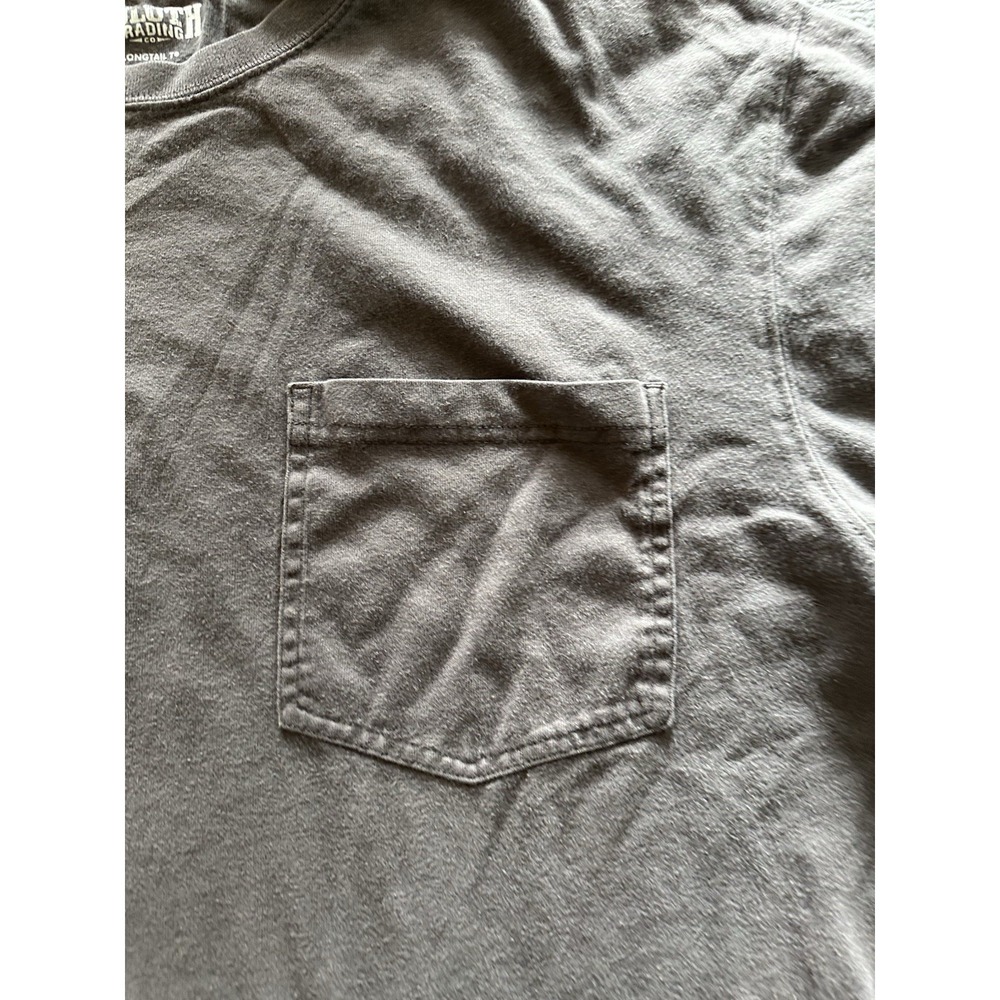 Duluth Training Co Shirt Men's Large Longtail T Gray Work Out Doors Thick - Picture 6 of 8